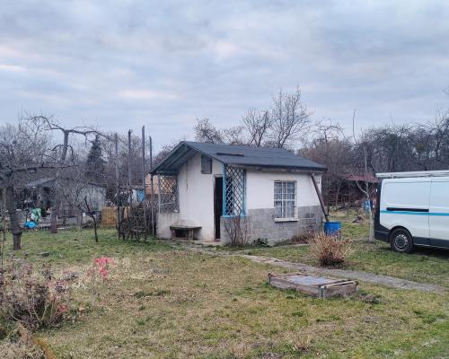 WROCŁAW, Działka ROD Kalina, BROCHÓW, MUROWANA Altana, Parking Na Działce
